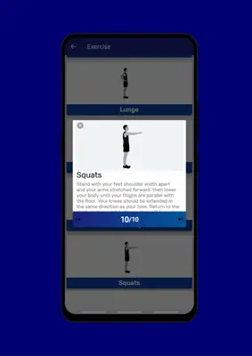 Mini Workout android App screenshot 2